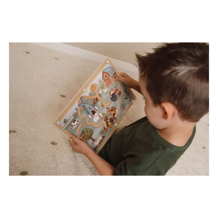 Laberinto magnético de madera FSC - Little Farm- Imagen del producto n°1