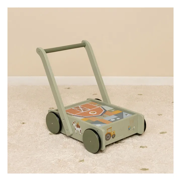 Carro de bloques de madera FSC - Little Farm- Imagen del producto n°5