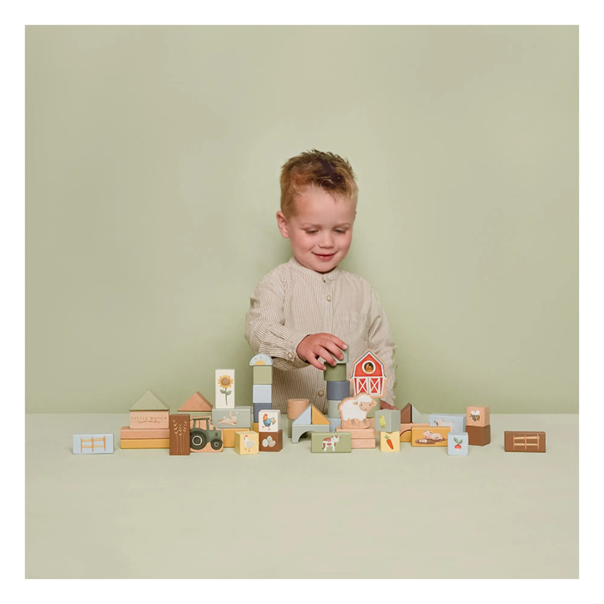 Little Dutch - Blocs de construction en bois FSC - Little Farm (Little Dutch) - Image 1