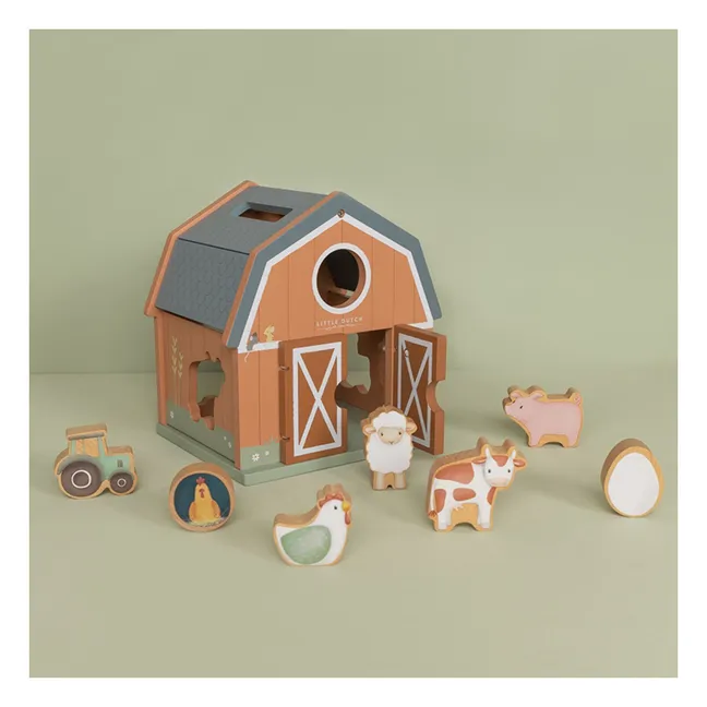 Caja de formas de madera FSC - Little Farm