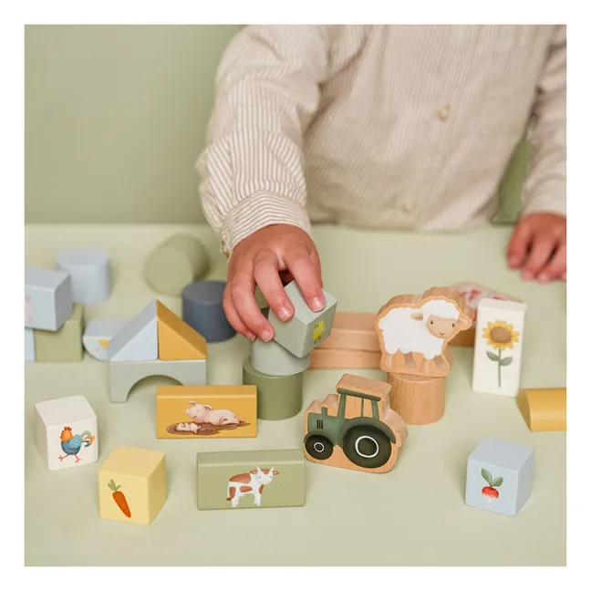 Blocs de construction en bois FSC - Little Farm