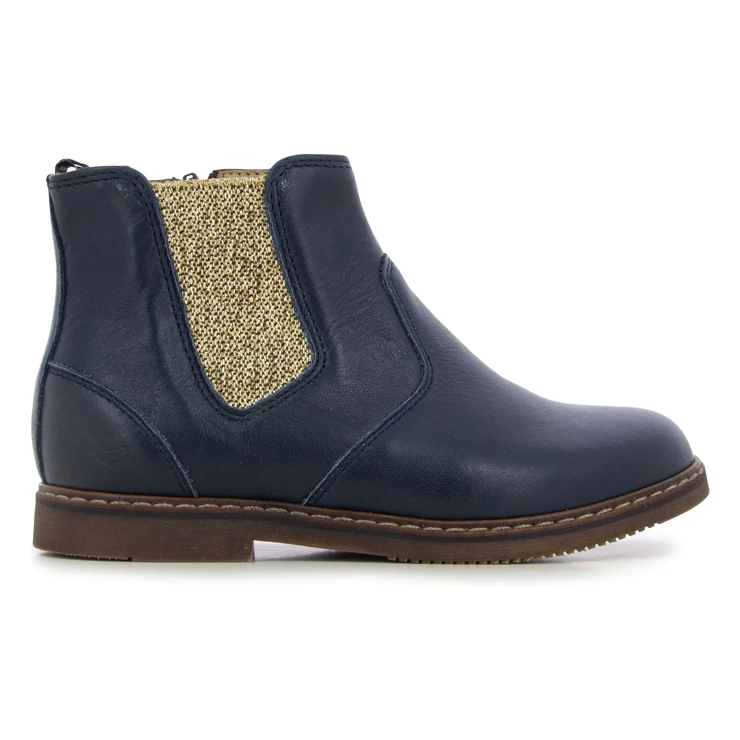 Pom D'api Navy Blue City Jodzip Boots