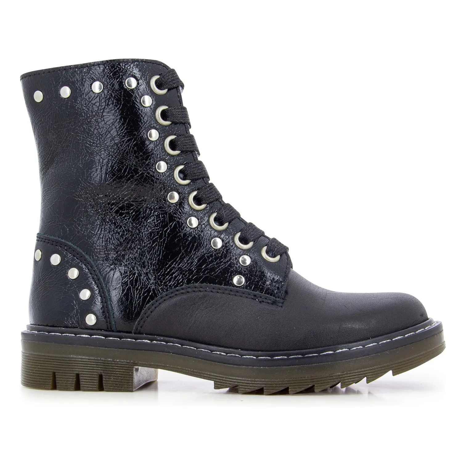 Pom D'api Black Sid Hi Mix Boots