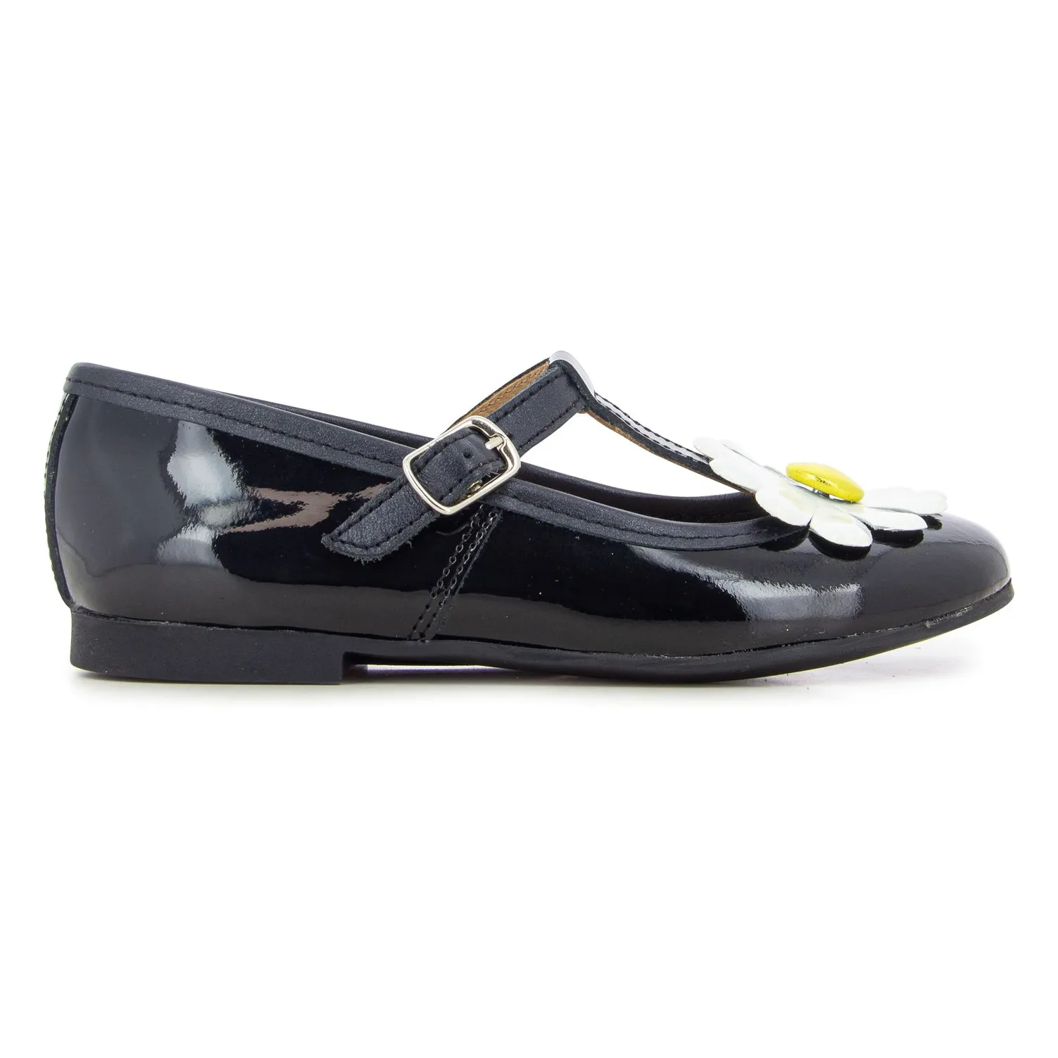 Pom D'api Black Ballerinas Dory Flo