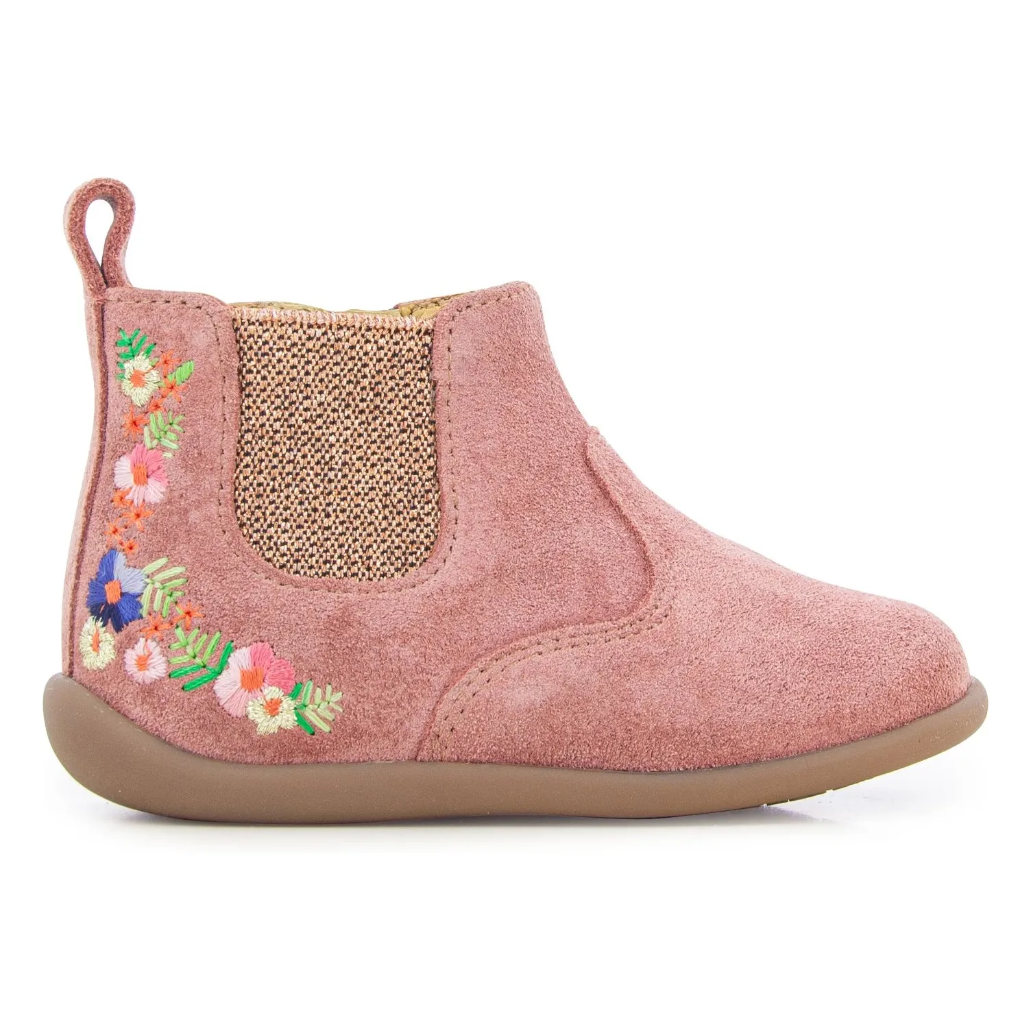 Pom D'api Dusty Pink Jod Brodi Stand Up Boots