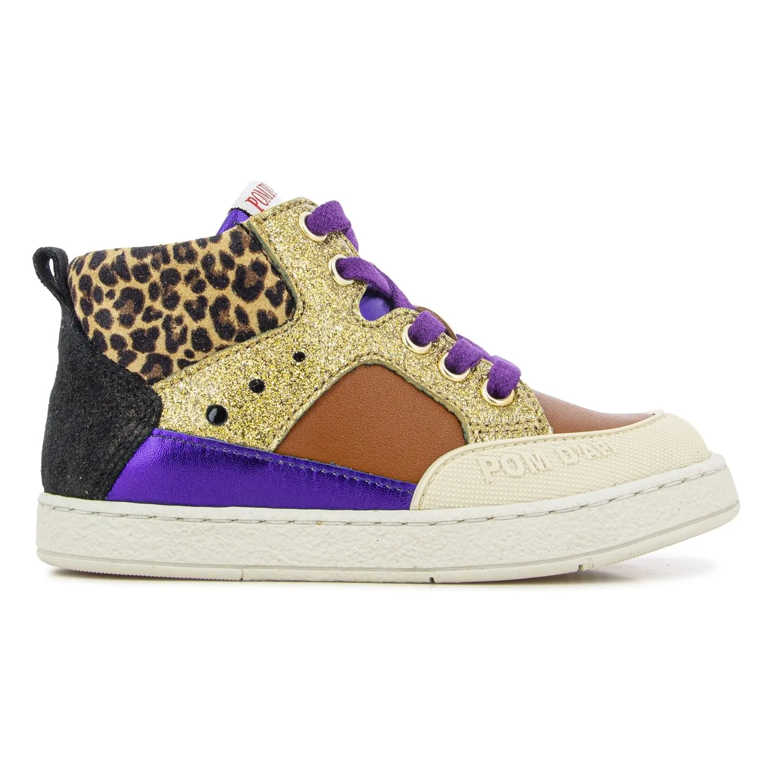 Pom D'api Leopard Bump Mousse Sneakers
