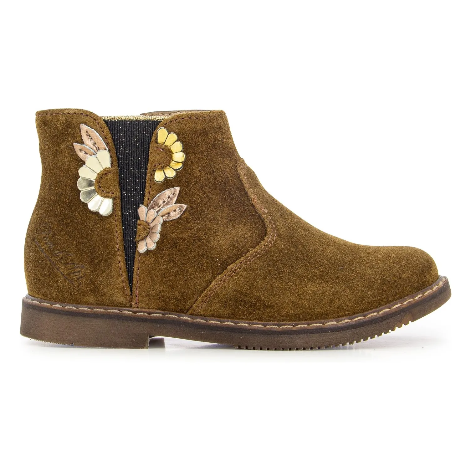 Pom D'api Brown City Multi Daisy Boots