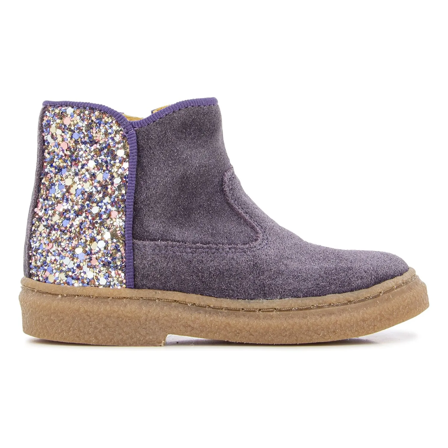 Pom D'api Purple Boots Zip Trix Back