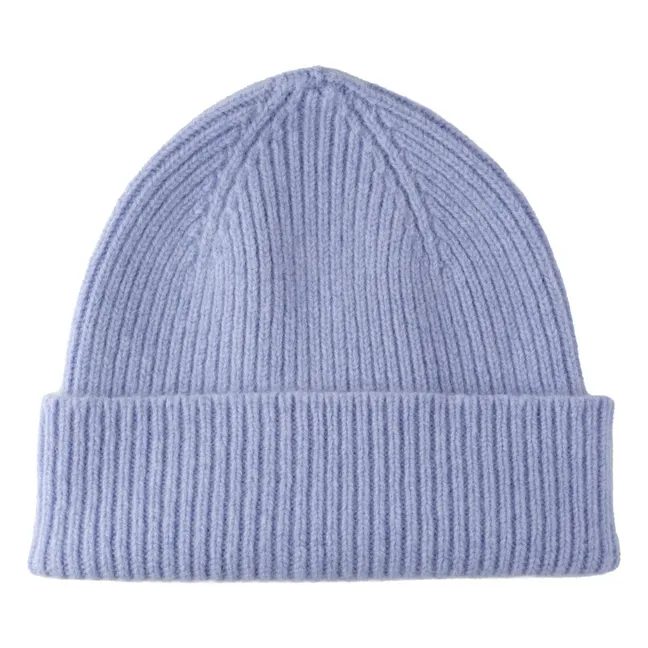 Erwachsenenmütze aus Schurwolle | Hellblau