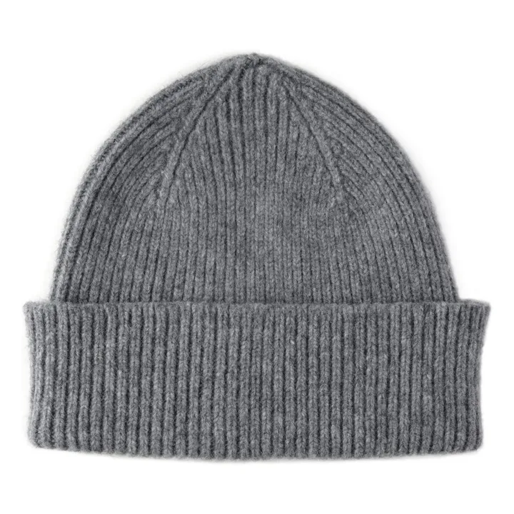Gorro adulto de lana virgen | Gris Oscuro- Imagen del producto n°0