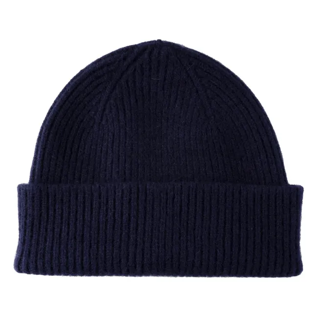 Cappello per bambini in lana vergine | Blu marino