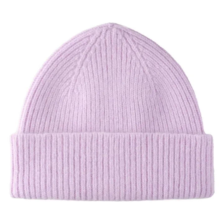 Adult wool hat | Lilac- Product image n°0