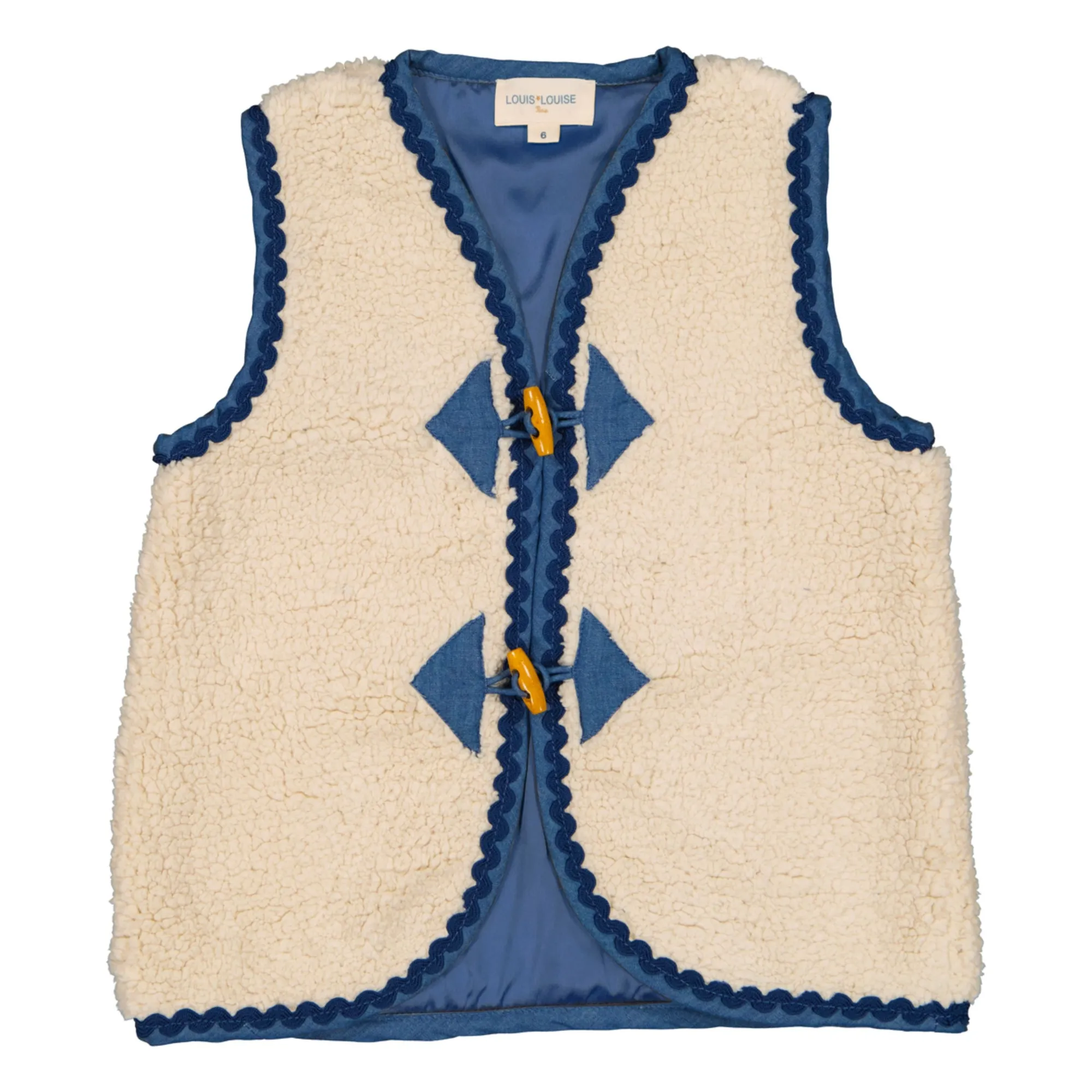 Babam Sherpa Sleeveless Vest | Cream- Product image n°0