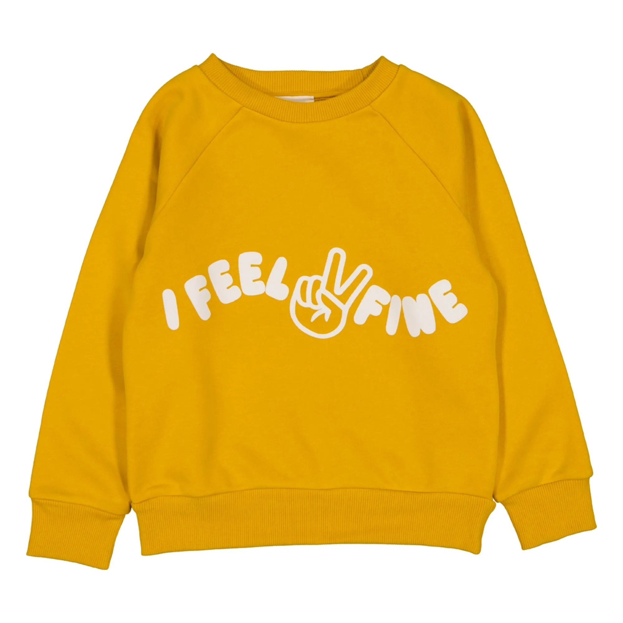 Louis Louise Yellow James I Feel Fine Molleton Sweatshirt