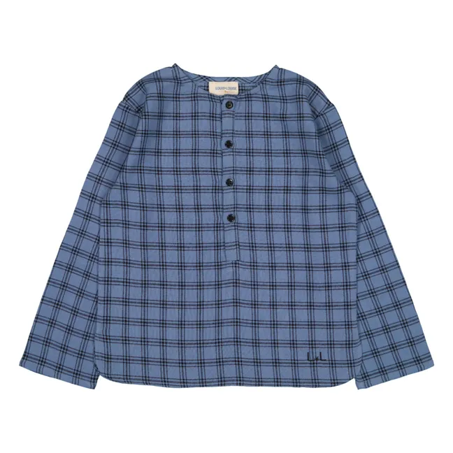 Kurta Zio a scacchi | Blu