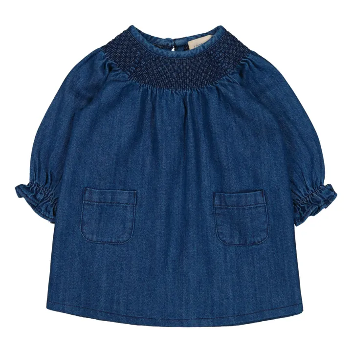 Louis Louise Maxine dress Denim blue Smallable