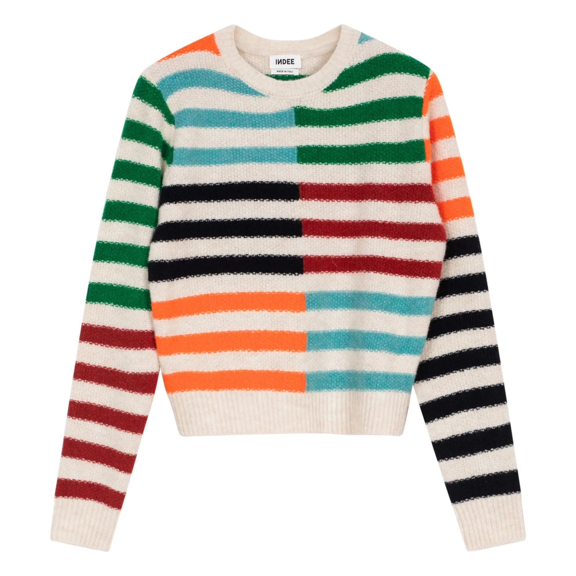 Indee Ecru Ravenna Striped Sweater