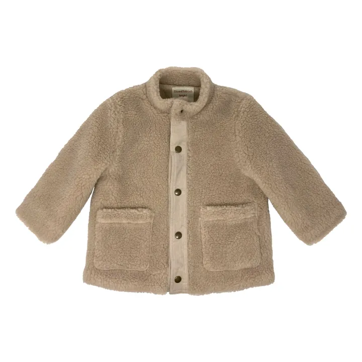 Abrigo abotonado Teddy | Beige- Imagen del producto n°0