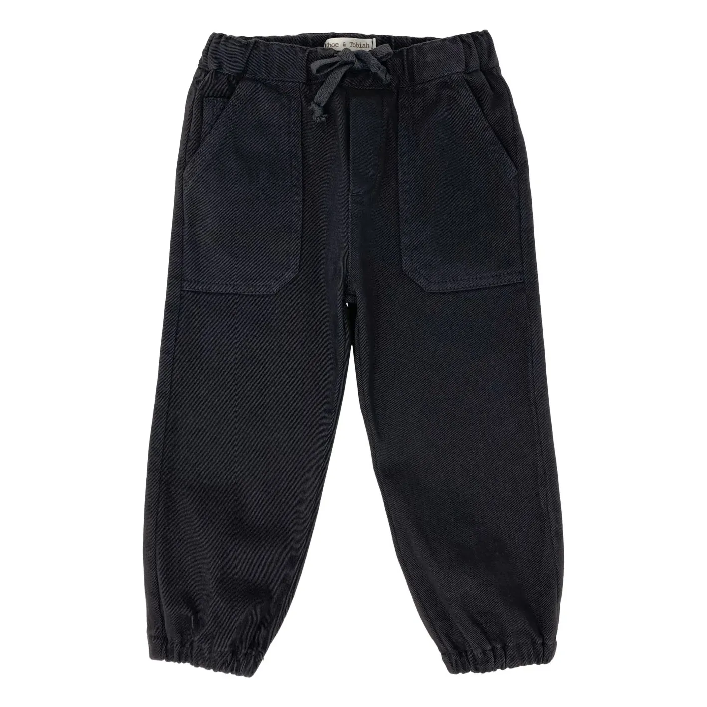 Zhoe & Tobiah Black Jogger Pants Pockets