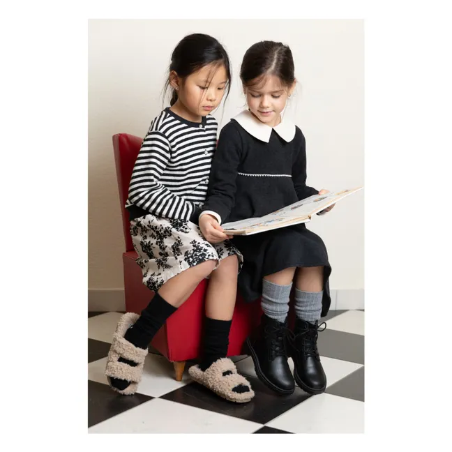 Kleid aus Maschenware | Anthrazit
