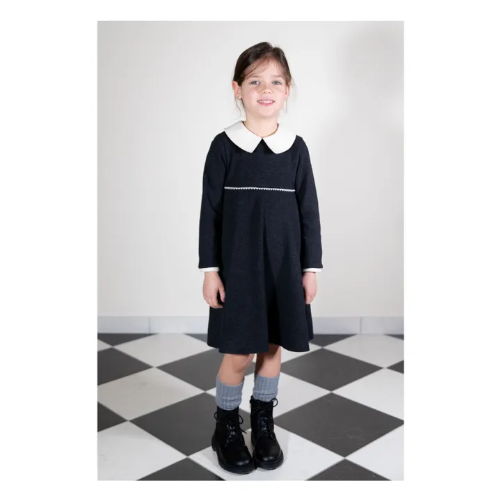 Vestido de malla | Gris Antracita- Imagen del producto n°2