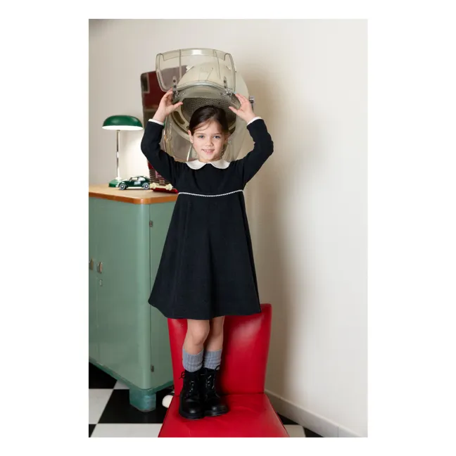 Kleid aus Maschenware | Anthrazit