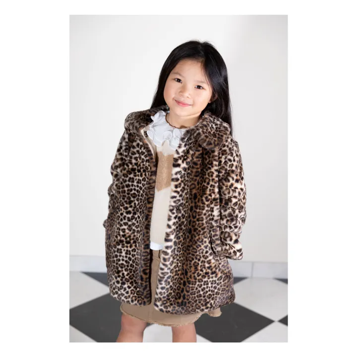 Abrigo de leopardo | Marrón- Imagen del producto n°0