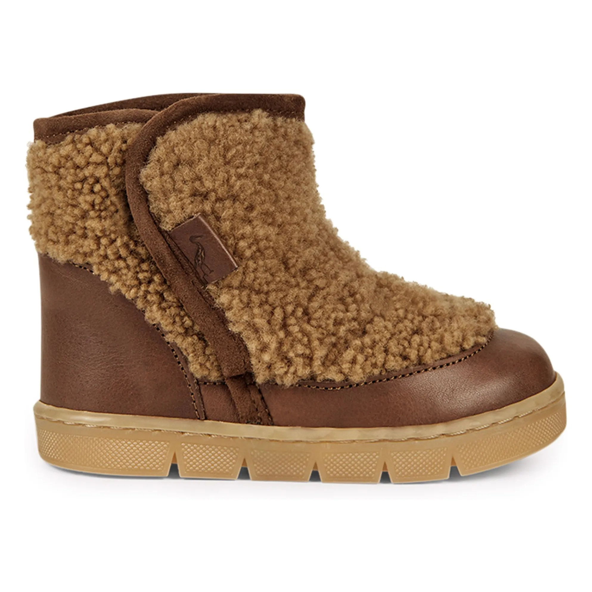 Petit Nord Brown Bear Scratch Boots Filled
