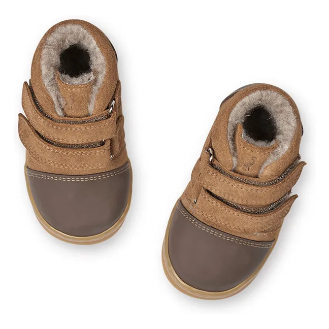 Stiefel Scratchs Winter Bootie Gefüttert | Braun