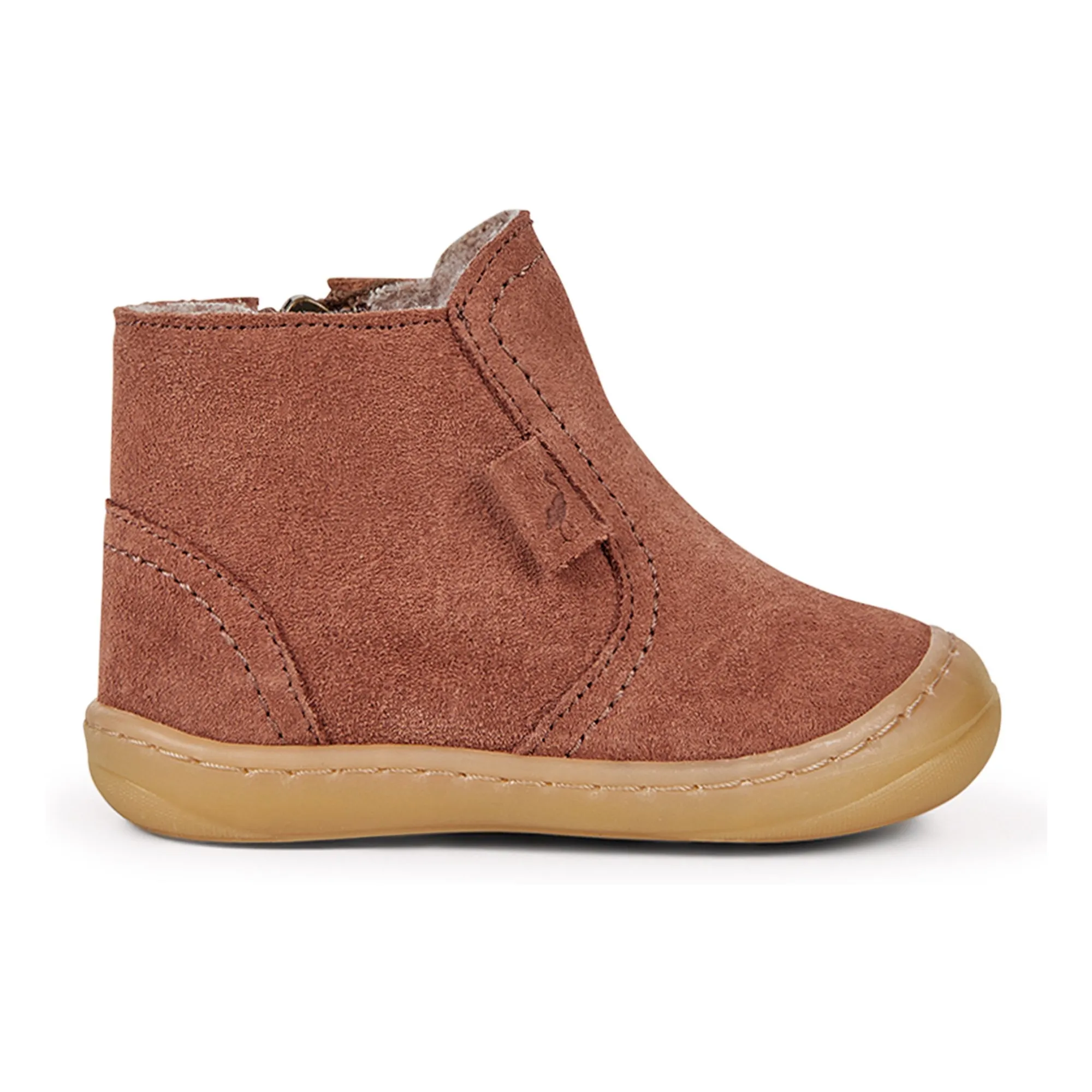 Petit Nord Pink Boots Zip Toasty Bootie Fourrées