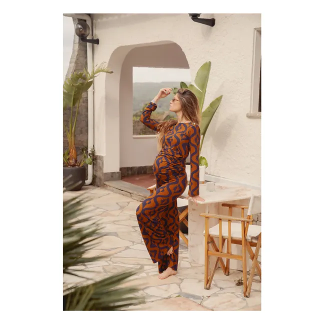 Mona Full Moon Pregnancy Top | Brown