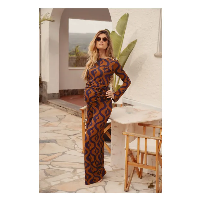 Top gravidanza Mona Full Moon | Marrone