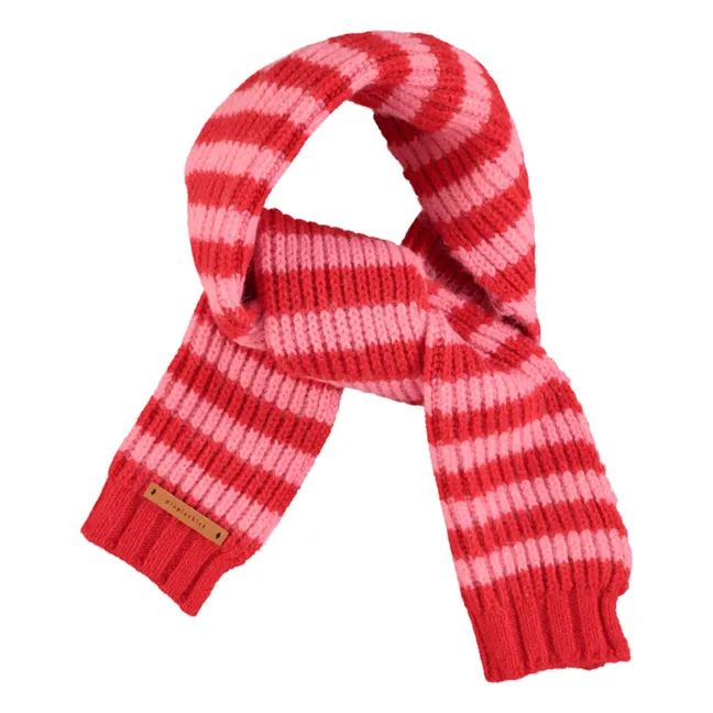 Écharpe Pour Homme Ella Jonte - Rayures Bleu/rouge Ou Gris/blanc - 200x100 Cm - Coton/viscose - Légère Et Large