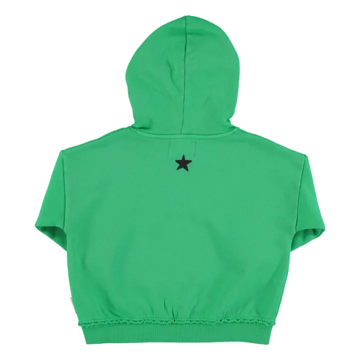 Sudadera con capucha Cavalier Algodón orgánico | Verde- Imagen del producto n°2
