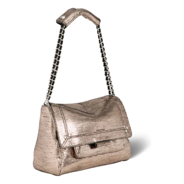 Borsa Lulu M Lamé | Champagne- Immagine del prodotto n°4