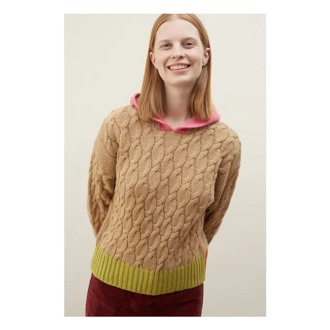 Coreo Kapuzenpullover  | Kamelbraun