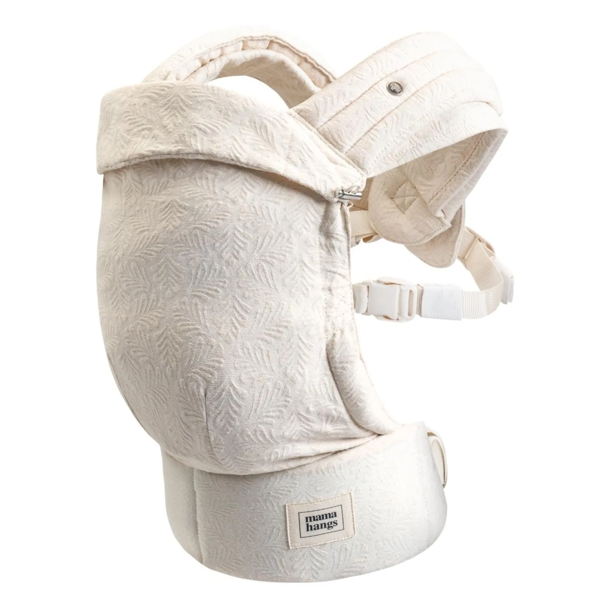 Mama Hangs Ecru Carry & Bloom Baby Carrier