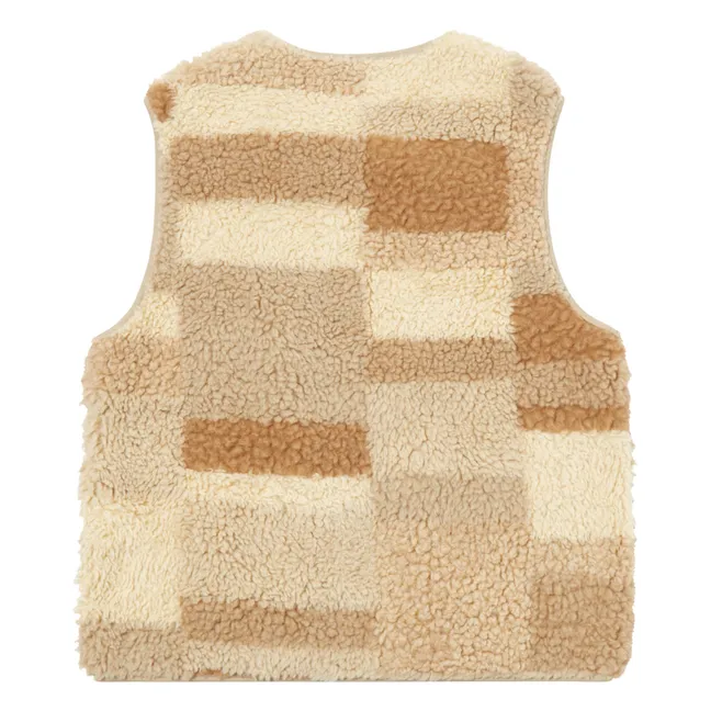 Chaleco sin mangas con cremallera Patchwork | Arena