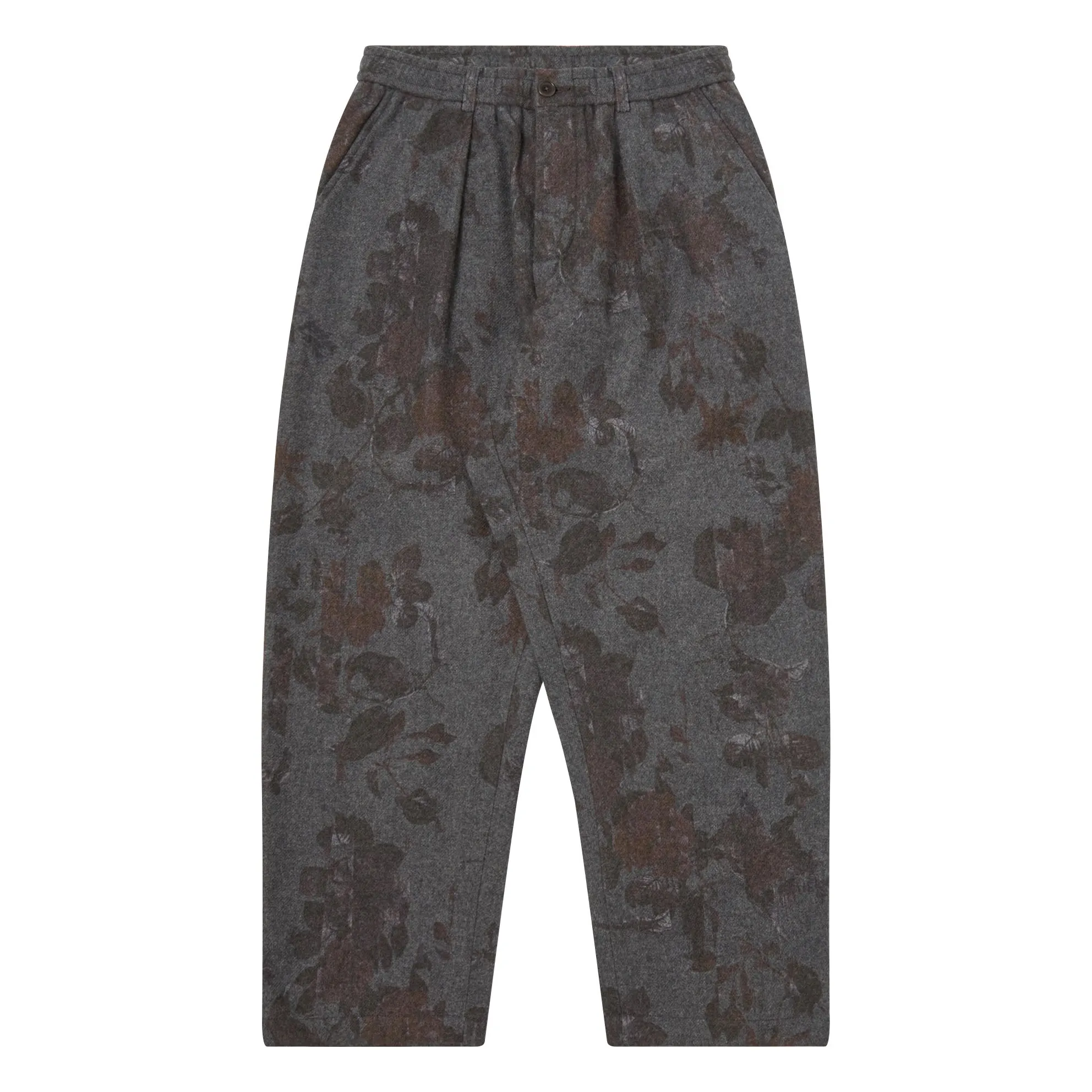 Universal Works Charcoal Grey Track Pants Wool