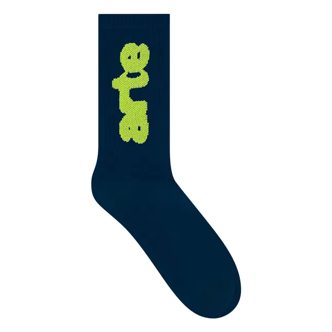 Socken Heart Flower | Navy