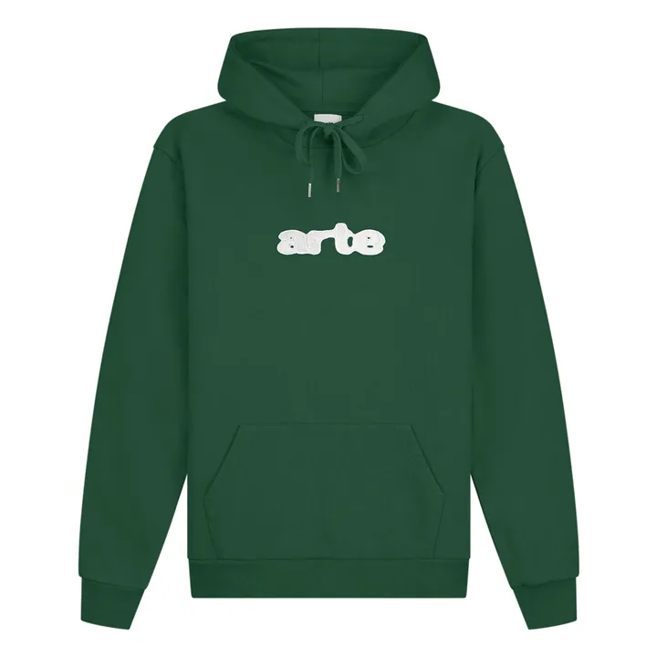 Sudadera con Logo Embroi | Verde Oscuro- Imagen del producto n°0
