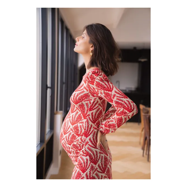 Vestido premamá Thelma Comporta | Rojo