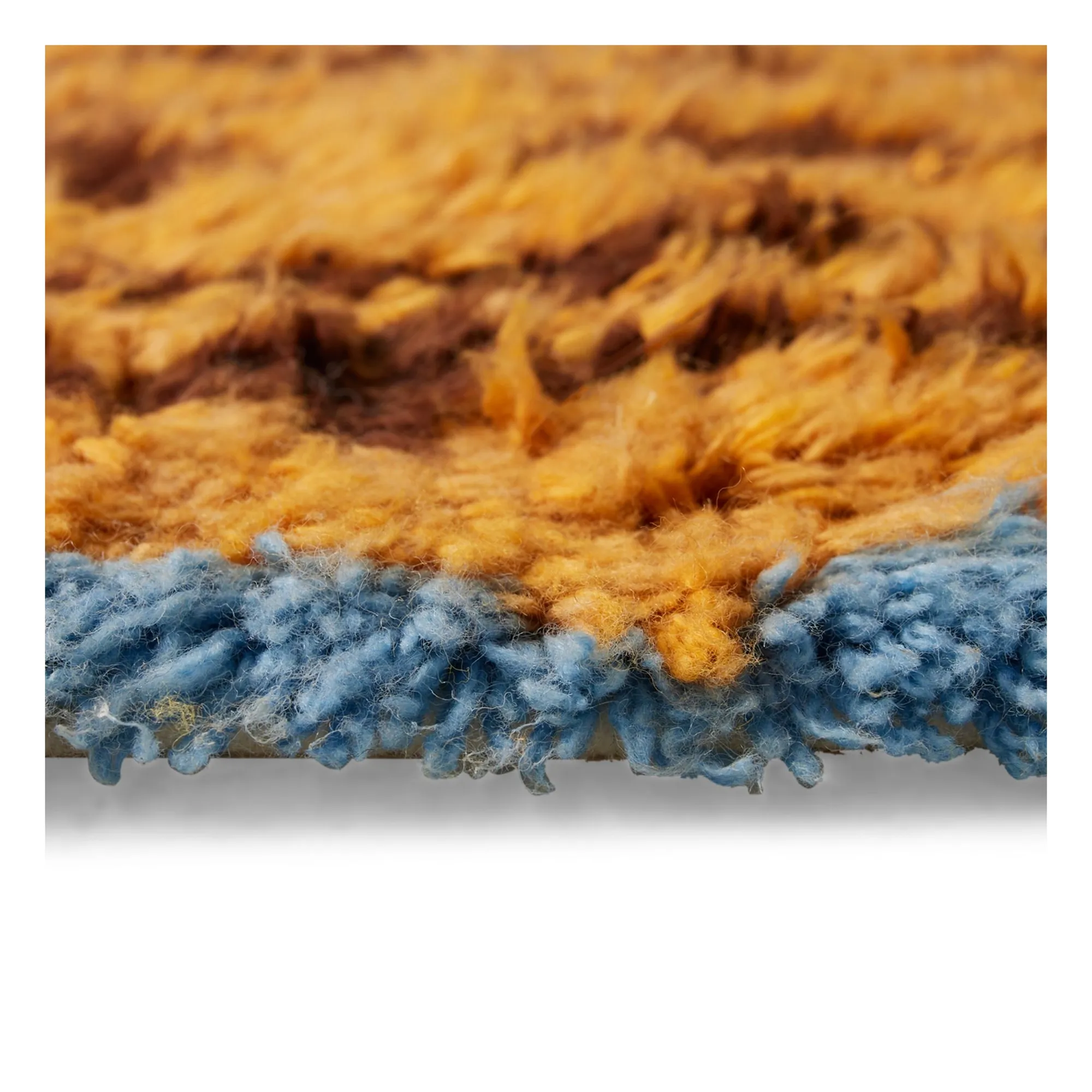 Tapis en laine Funk | Miel- Image produit n°3