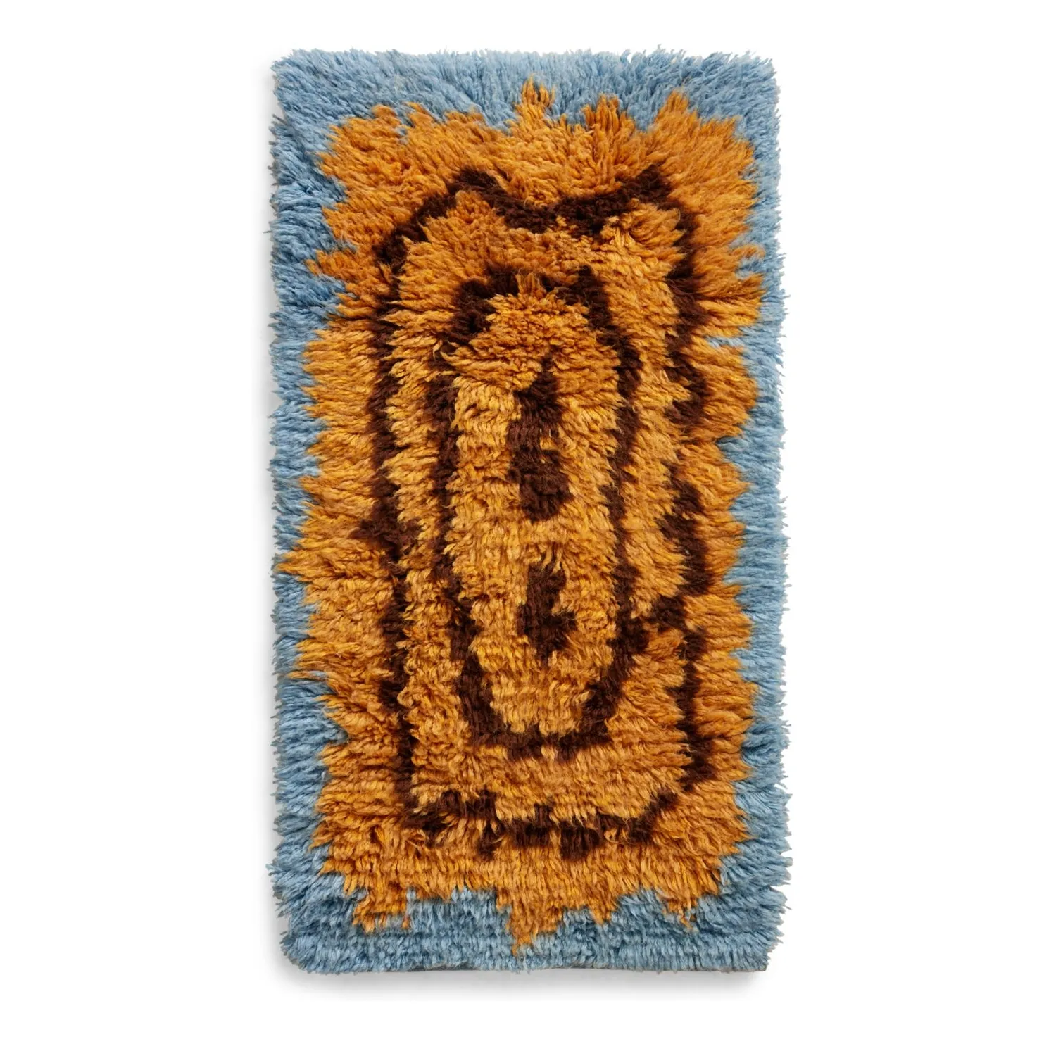 Tapis en laine Funk | Miel- Image produit n°0