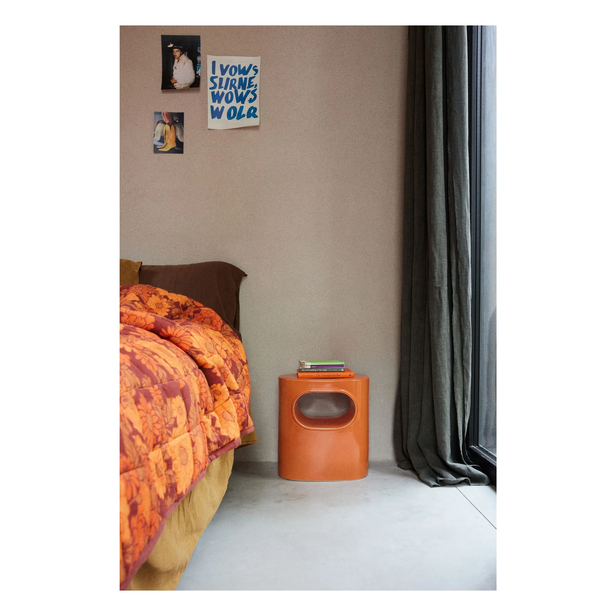 Table d'appoint Space | Orange- Image produit n°1