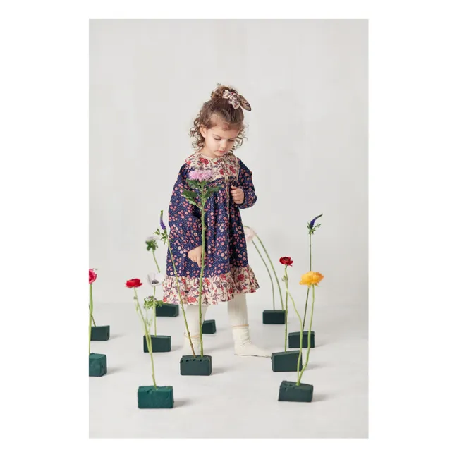 Vestido Massilia Fleurie | Azul Marino