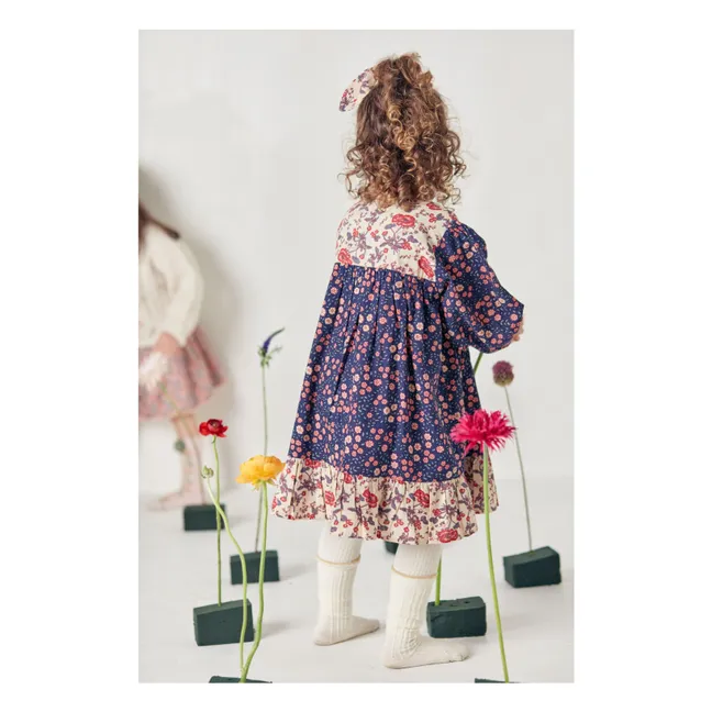 Vestido Massilia Fleurie | Azul Marino