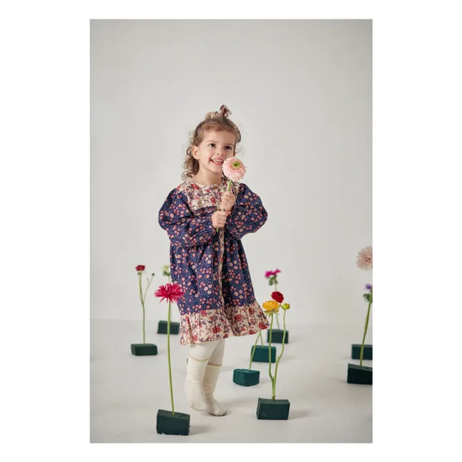 Vestido Massilia Fleurie | Azul Marino