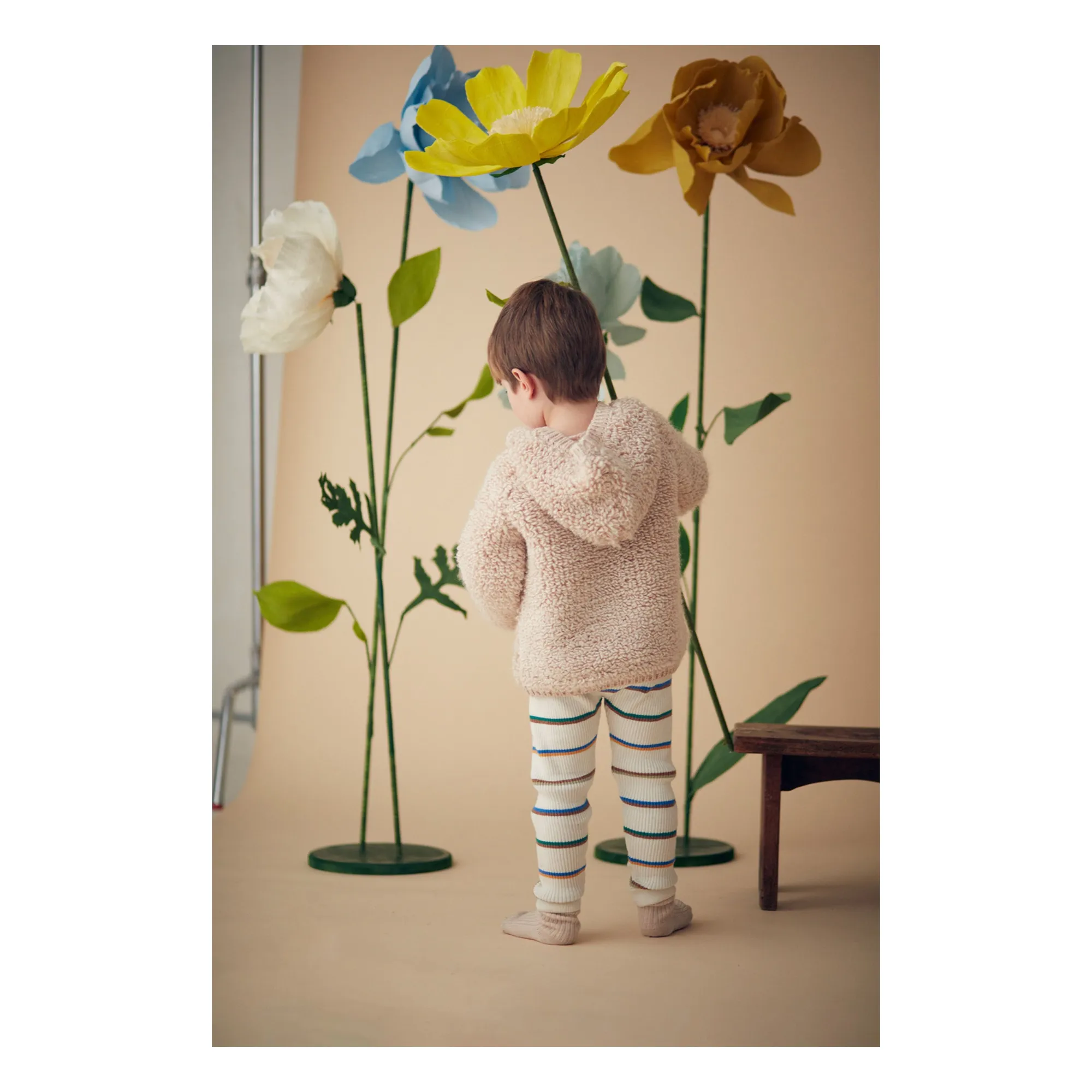 Legging Leni Rayé | Ecru- Image produit n°3