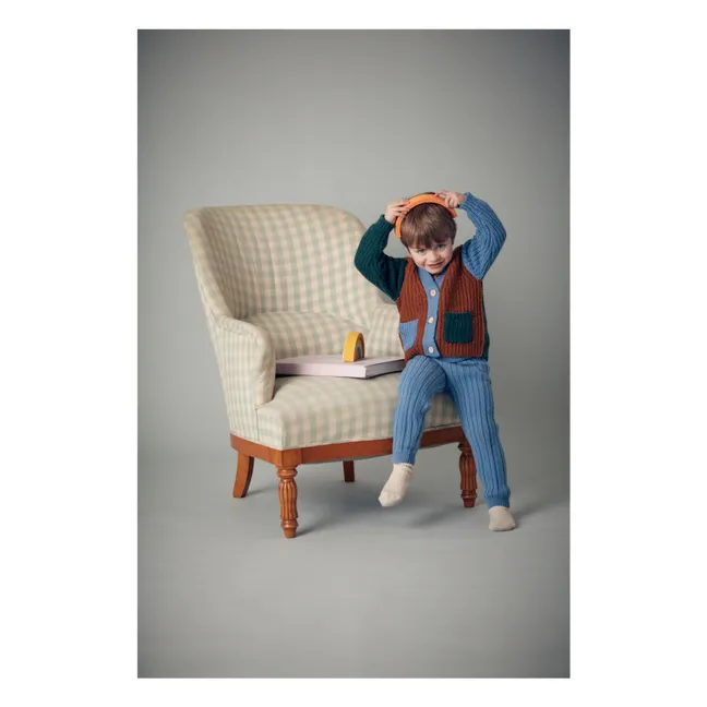 Polo Pockets Cardigan | Caramel